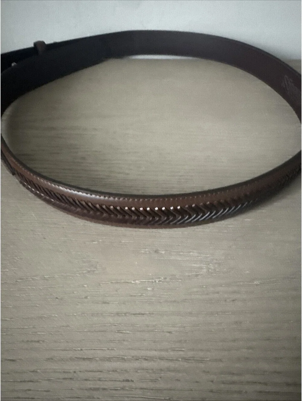 Nocona Men’s Western Ranger Arrow Lacing Leather Belt Men’s 42